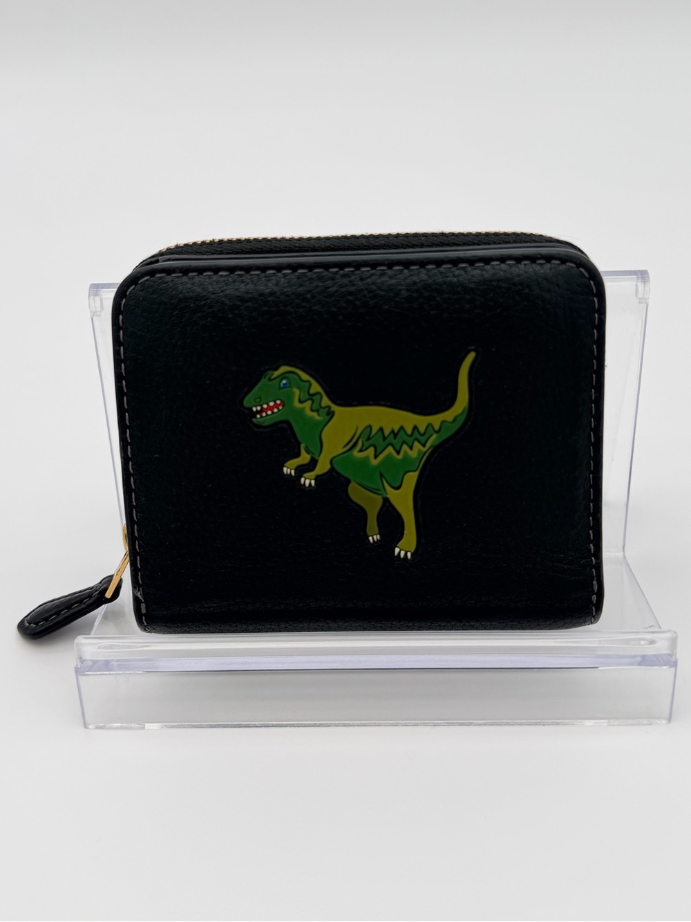 Coach Leather Black Rexy Essential Billfold Wallet CZ120